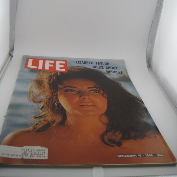 Life Magazine: Elizabeth Taylor Talks About Herself; December 18, 1964 (Vintage) - Picture 1 of 2